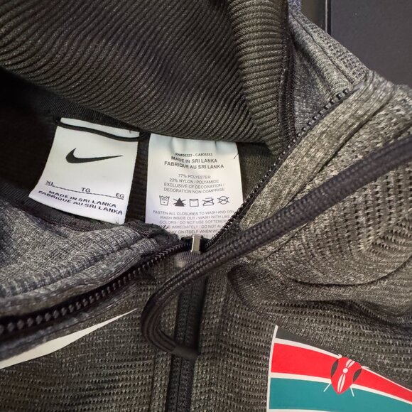 Nike Pro Elite Kenya Team Issue Tech Fleece Hoodie Jacket Running Womens XL NEW - Picture 6 of 9